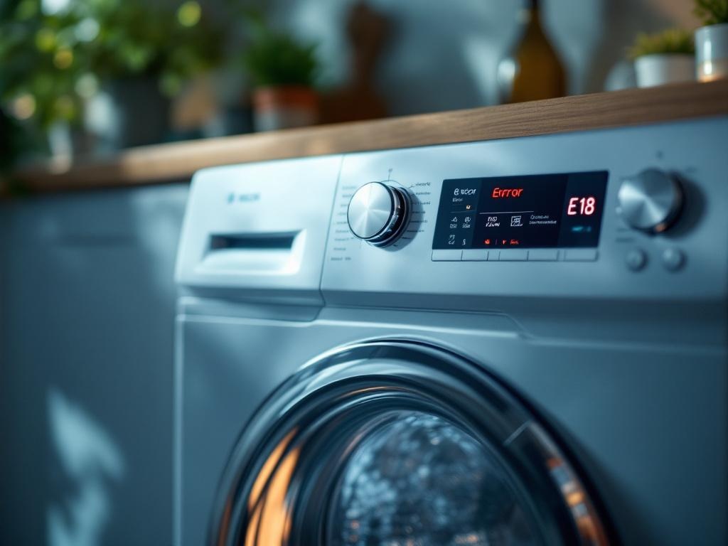 Entiende el Error E18 en tu Lavadora Bosch