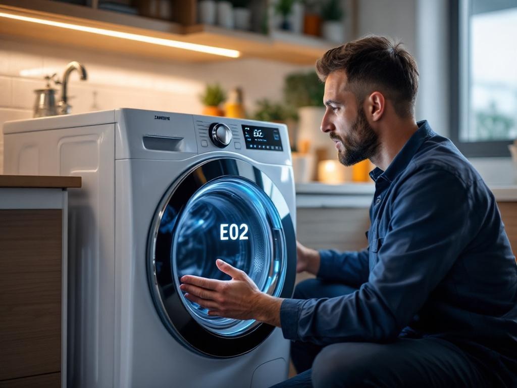 Error E02 en Lavadora Samsung: Soluciones Técnicas
